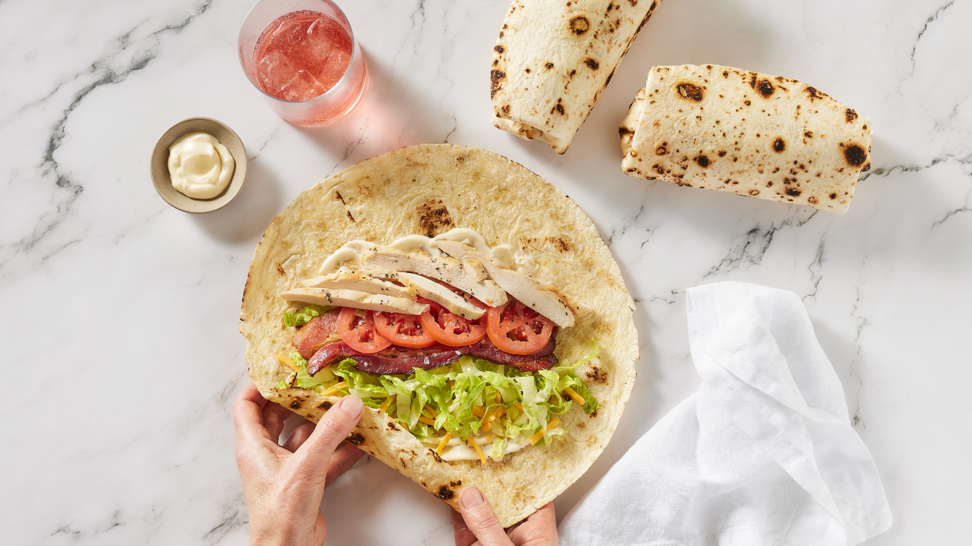 Chicken Clubhouse Wrap