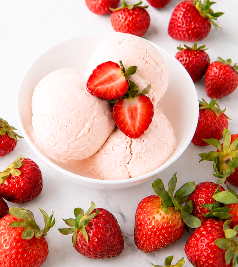 Ontario Strawberry Ice Cream