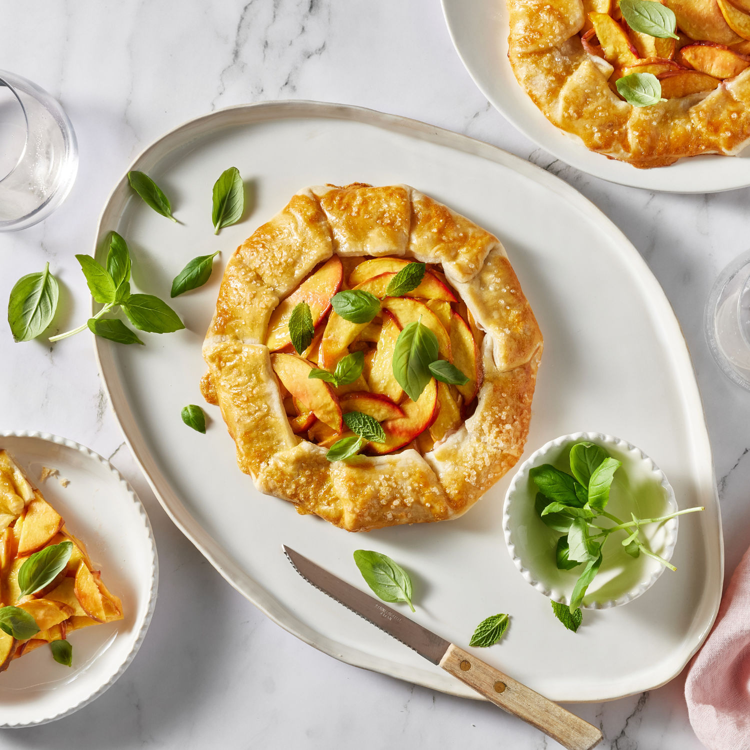 Ontario peach galette 🍑