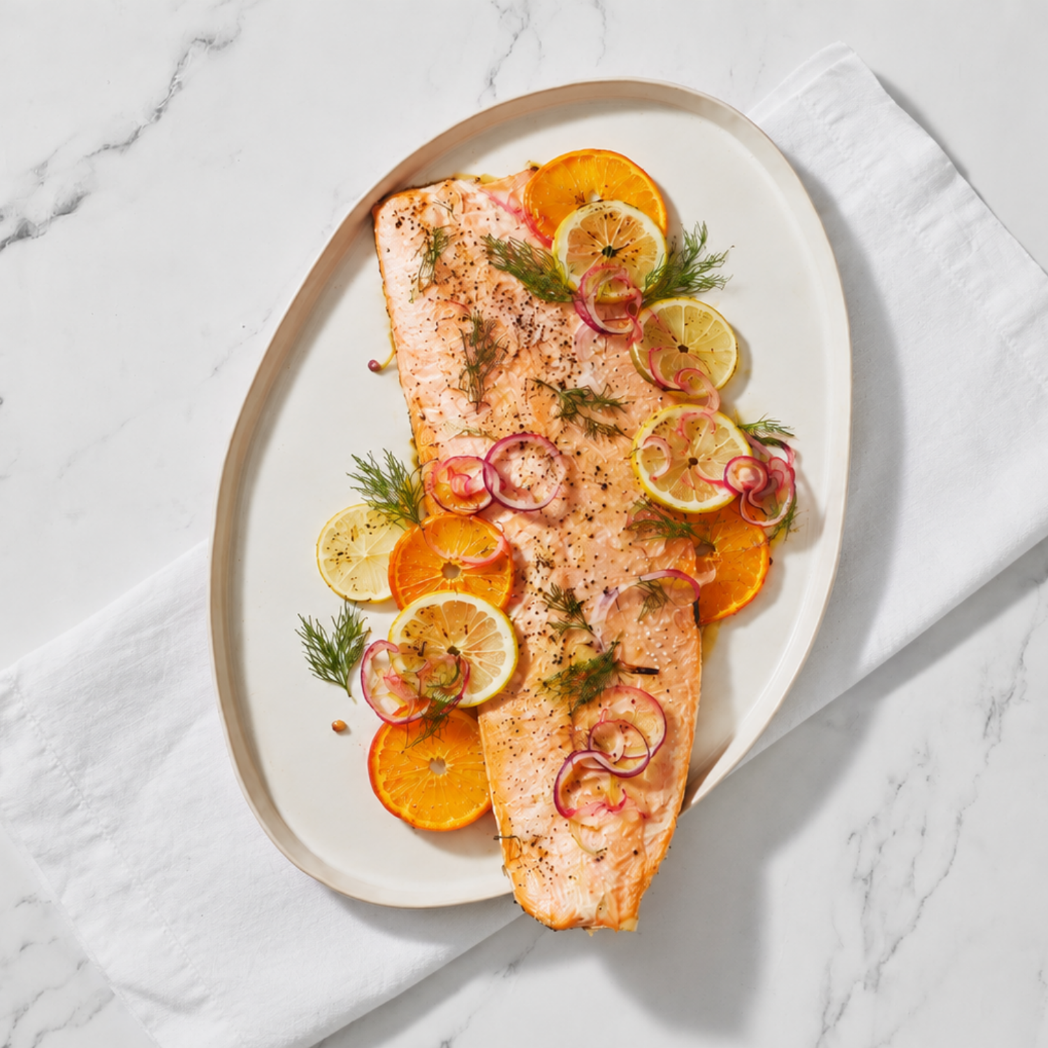 Make the Most Beautiful Roasted Salmon