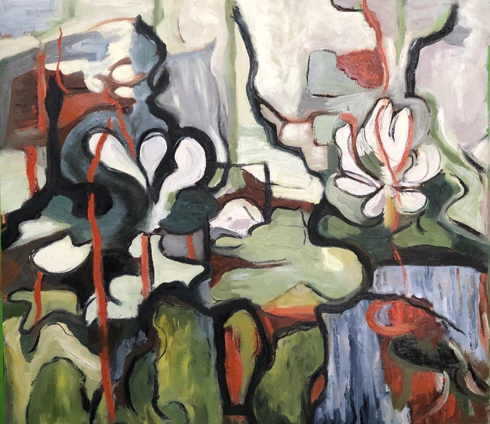 Title:   Garden  Medium:  Oil on Canvas  Size:  53cm x 47cm  Rarity:  Limited edition of 1  COA:  Included