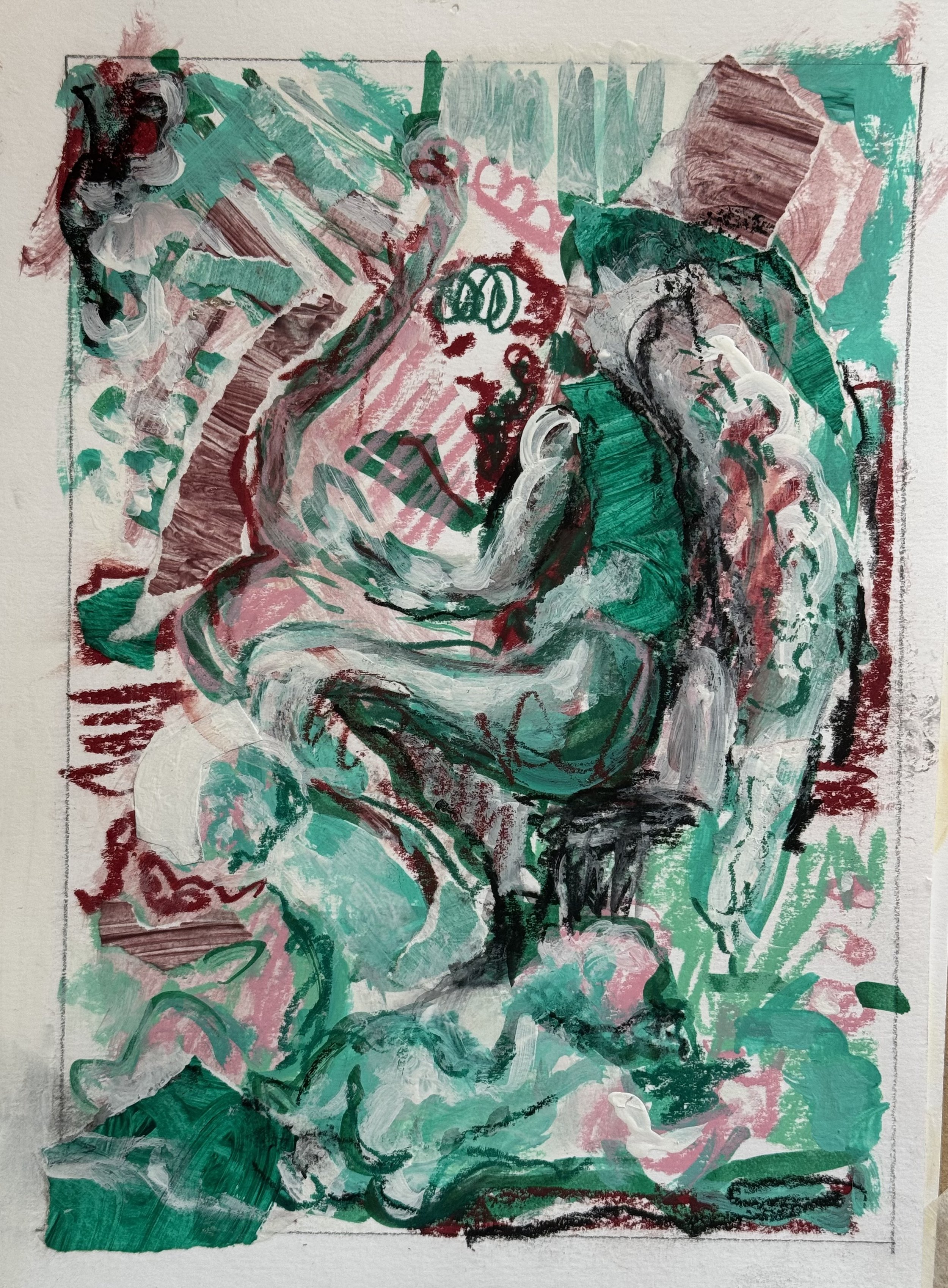  Title:  Silence  Medium:  Acrylic on Rice Paper on Canvas  Size:  60cm x 60cm  Rarity:  Limited edition of 1  COA:  Included