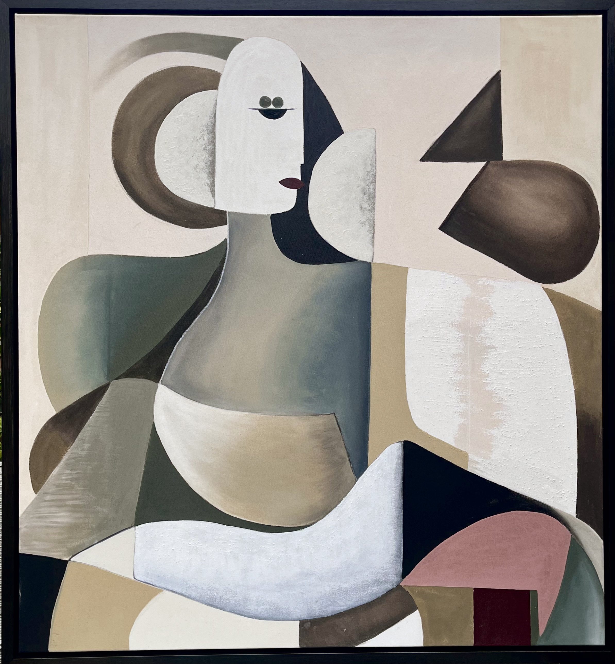 Title:   Giovanna  Medium:  Acrylic on Raw Canvas  Size:  130cm x 140cm  Rarity:  Sold  COA:  Included