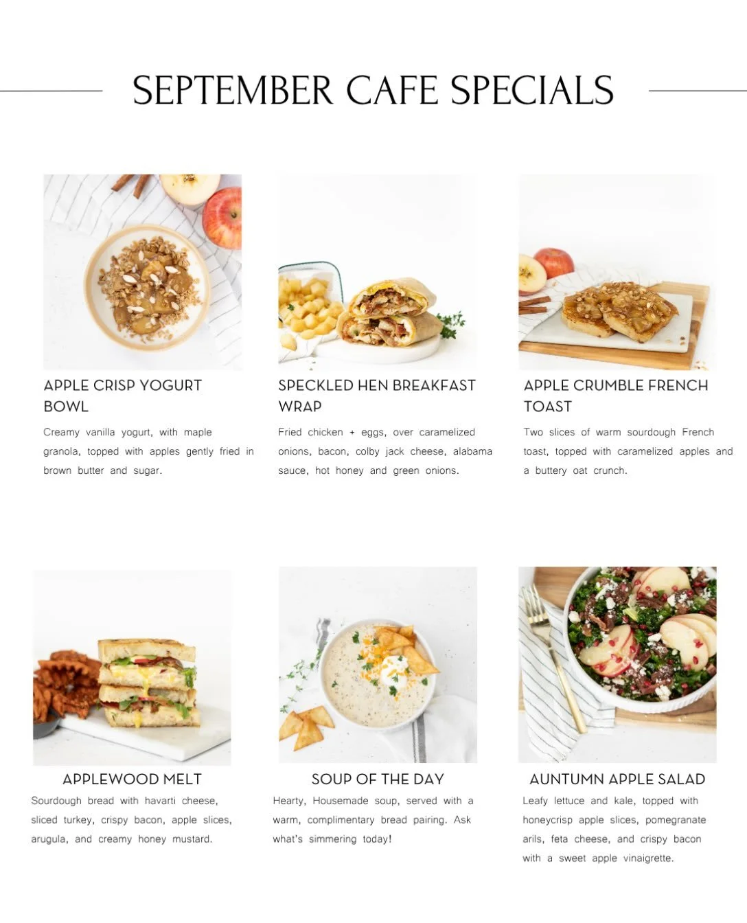 Soup is back! And all the yummy apple flavors! 🍎
