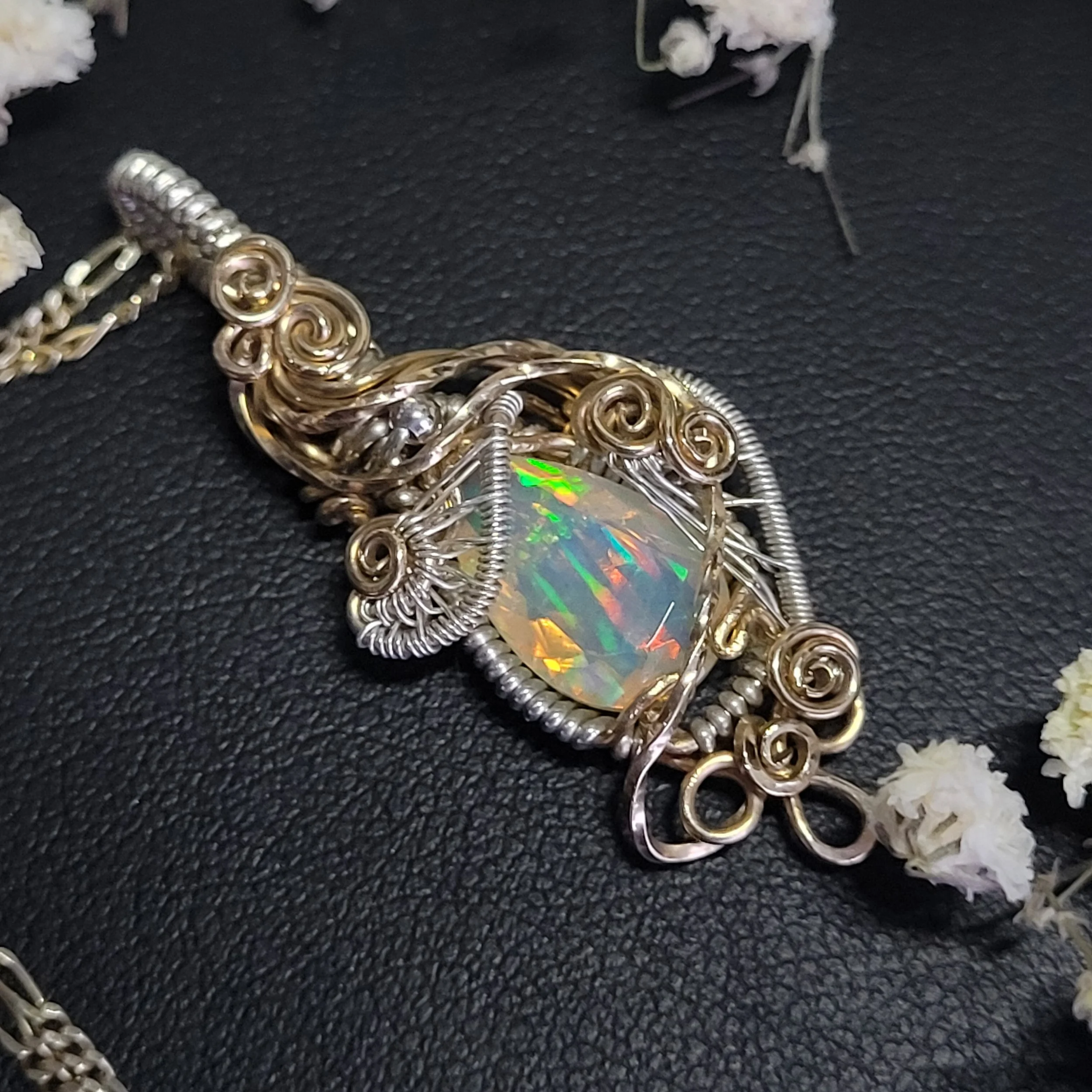 Ethiopian Opal 14k GF