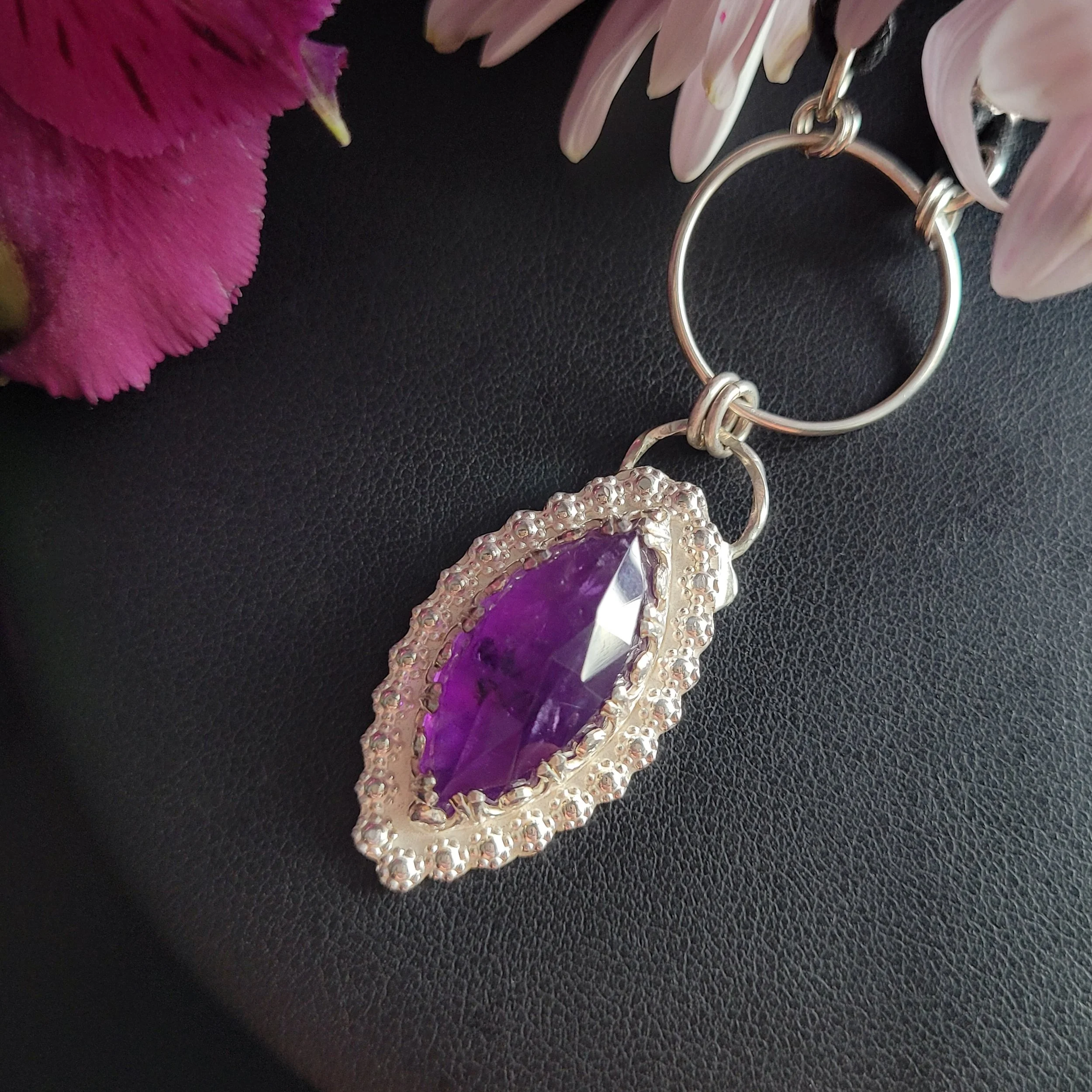 Silver Amethyst Choker