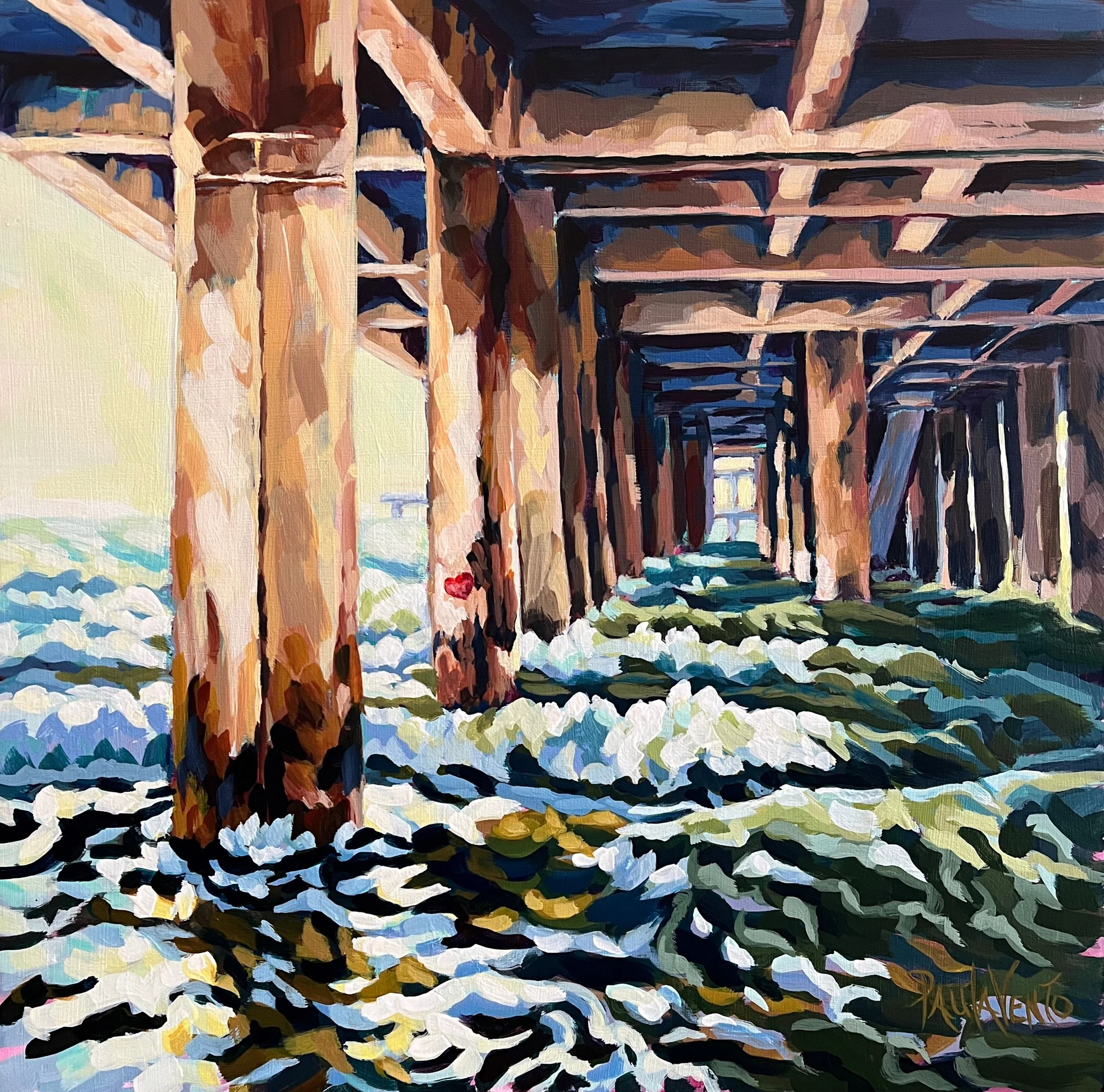 Lover's Pier  (12"x12")