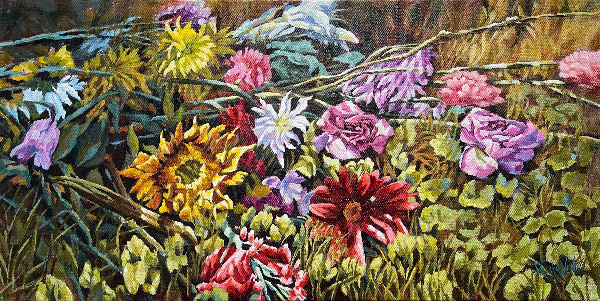 Discarded Beauty (12"h x 24"w)