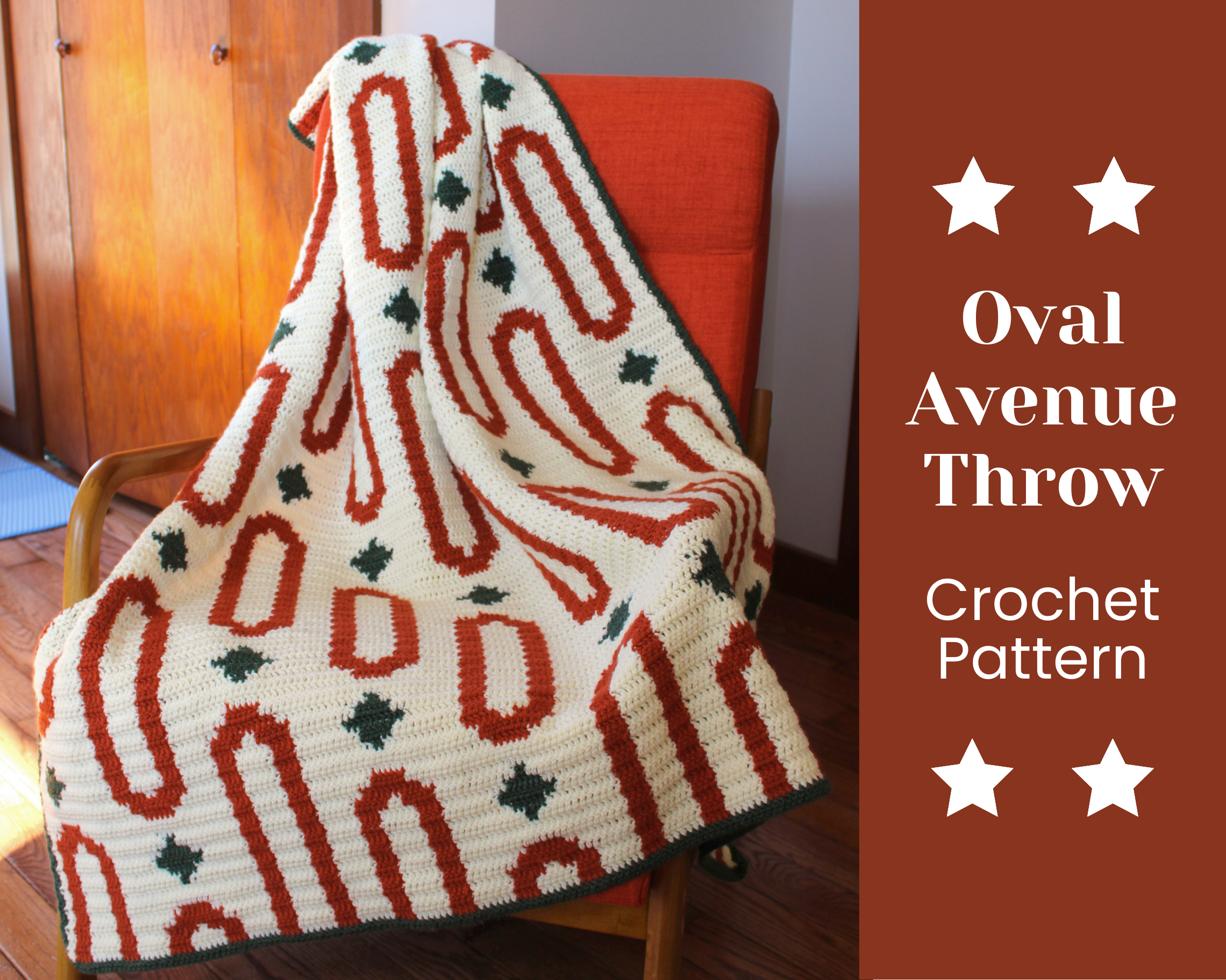 Oval Avenue Blanket Pattern