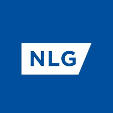 A logo which says NLG