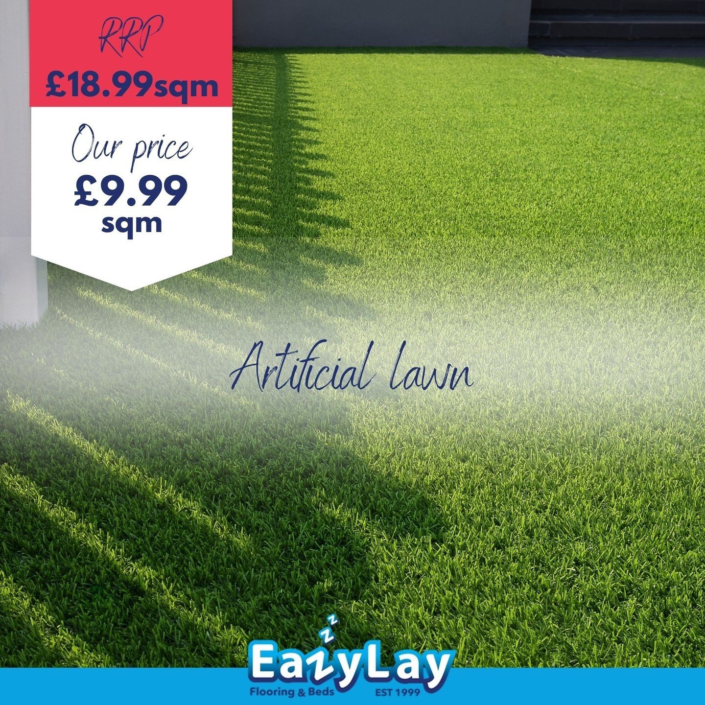 Get the lush green lawn of your dreams for less! Our 40mm quality artificial lawn, with an RRP of &pound;18.99, is now available for just &pound;9.99 per square meter. Don't miss out, hurry in while stocks last!

#ArtificialGrass #LawnGoals #LushLawn