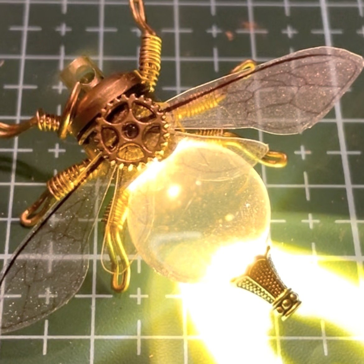 When a Tiny Steampunk Bee Took Flight on TikTok  🐝 