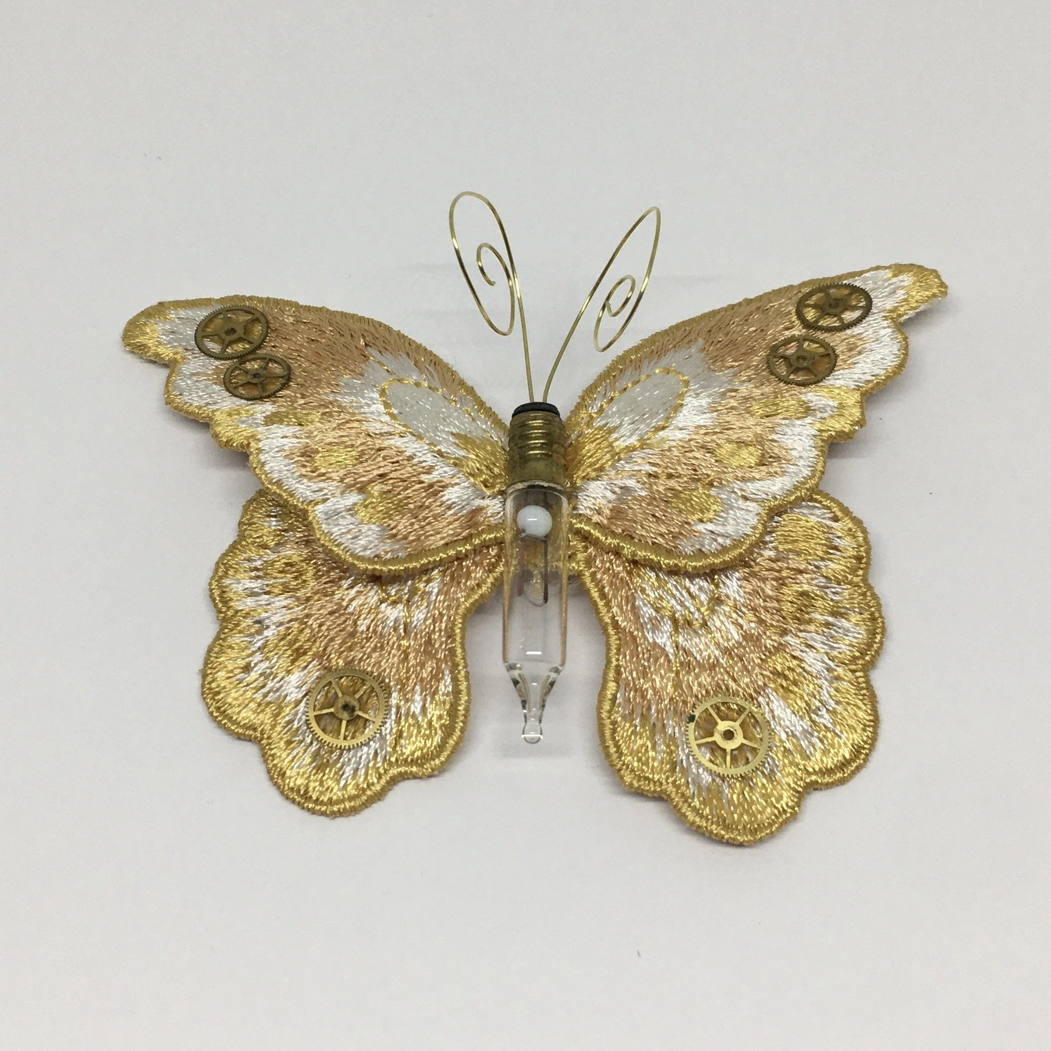 Steampunk Butterfly Brooch