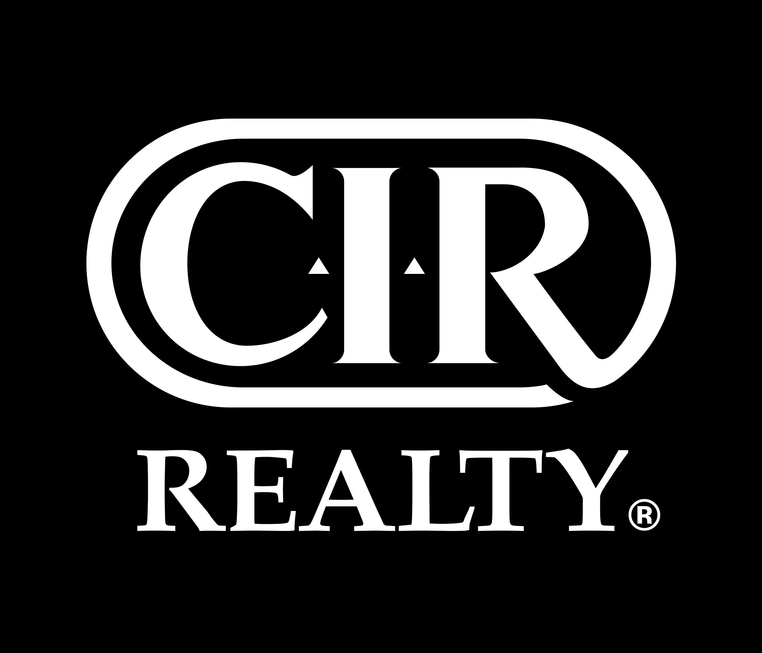 CIR Realty Logo in Black and White