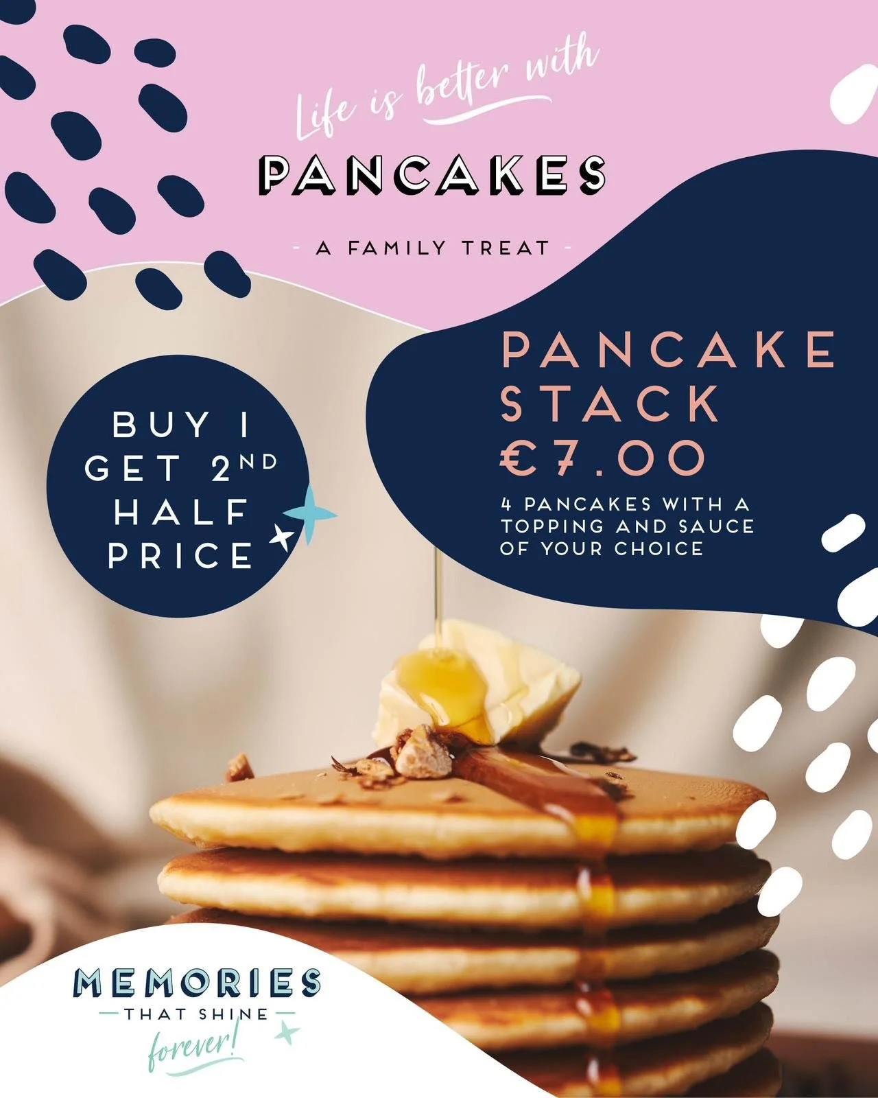 🥞Pancake Tuesday🥞

Happy Pancake Tuesday to all of our amazing customers from all of us here at the Gem Treatery! 

Be sure to pop down to avail of all of our delicious offerings 🤤

See you there‼️