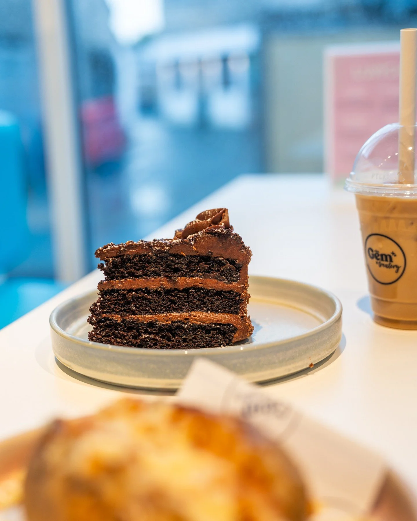 You can&rsquo;t buy happiness, but you can buy a slice of chocolate cake, and that&rsquo;s basically the same thing 🤎 ⁠
⁠
Rich, fudgy, and waiting for you to grab a fork, and tuck in 🍽️