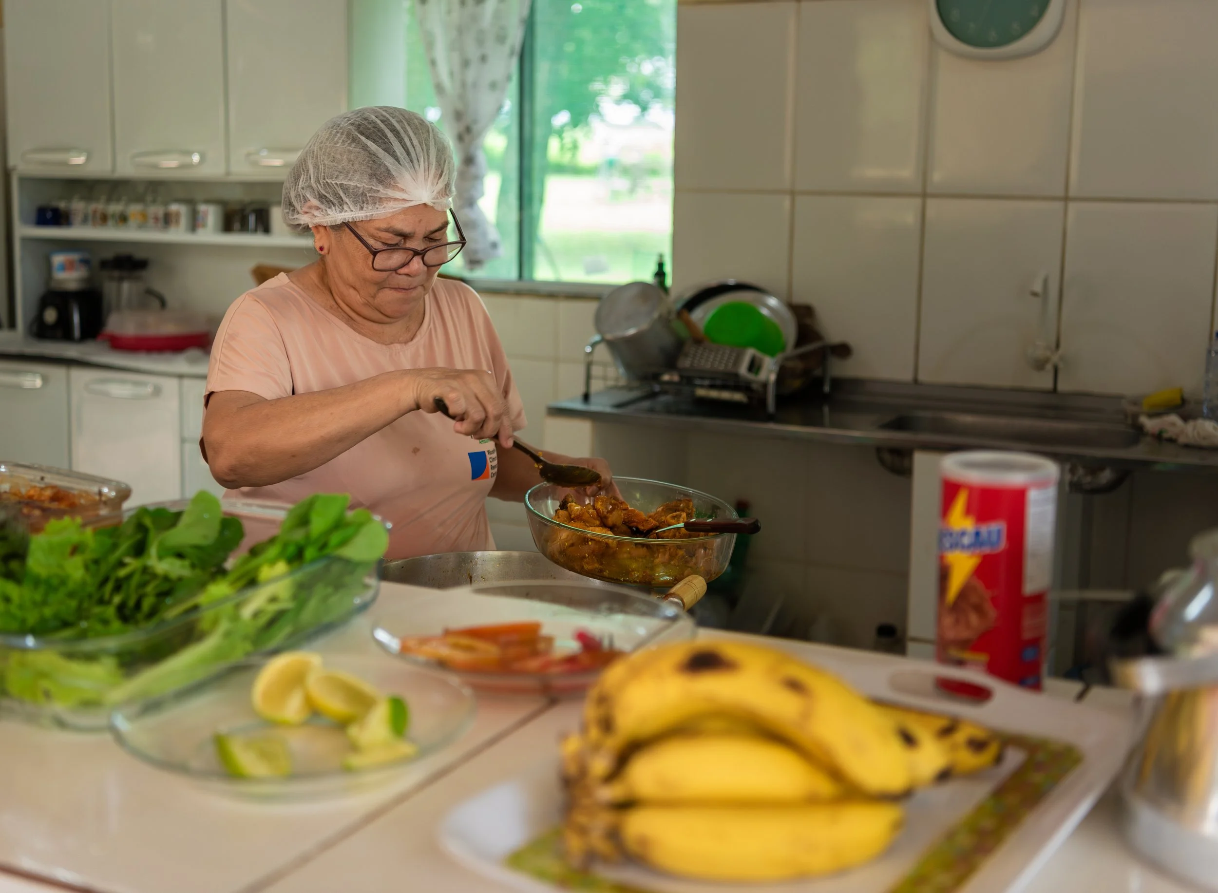 Dona Lúcia kept everyone well fed with three square meals each day. Don't be late, the food goes fast.