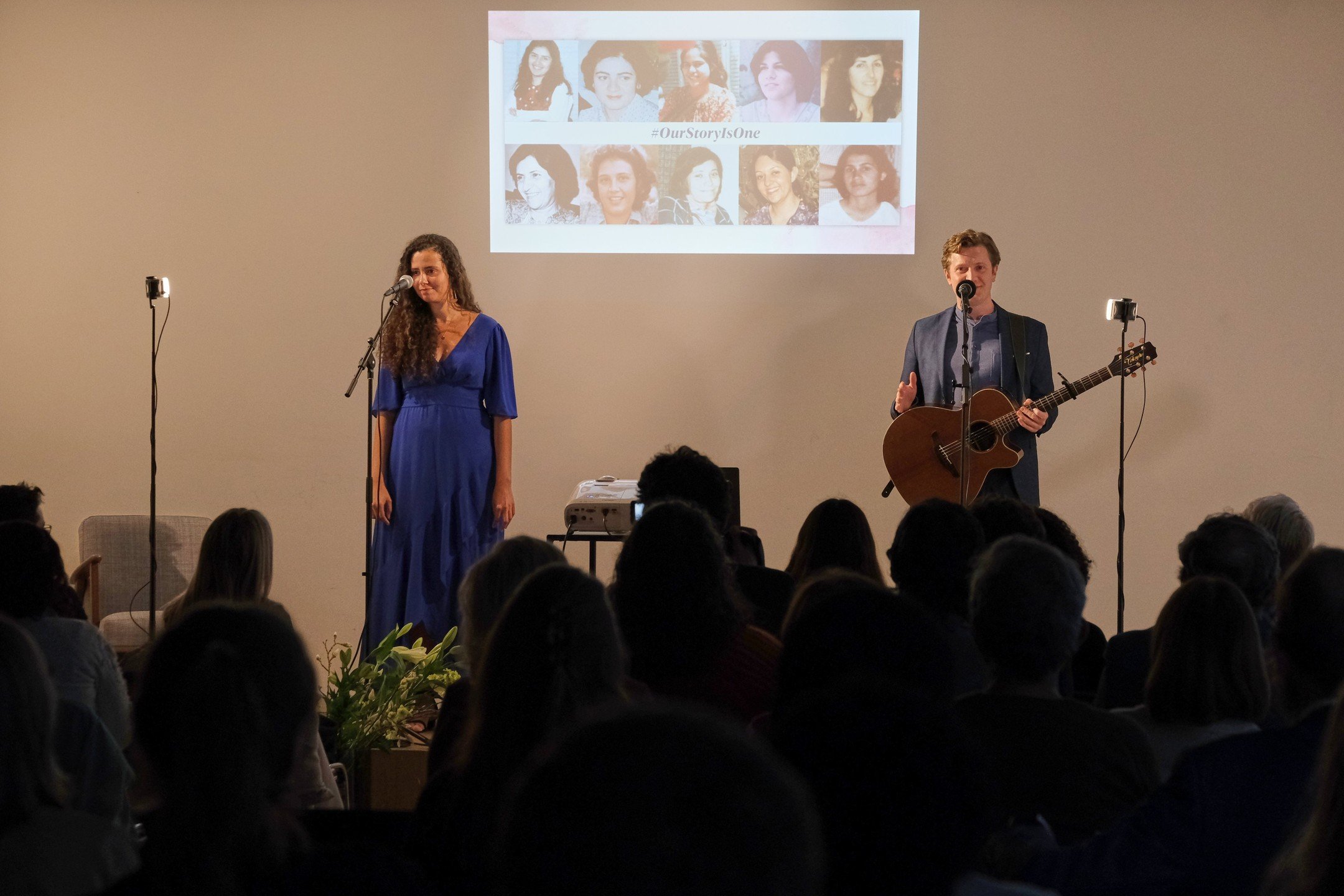 Touching concert in Brussels with @lukeslott and @jasminemusica, hosted by Member of the European Parliament Leopoldo Lopez Gil. 

Their performance, in memory of the 40th anniversary of the execution of 10 Bah&aacute;'&iacute; women of shiraz, reson