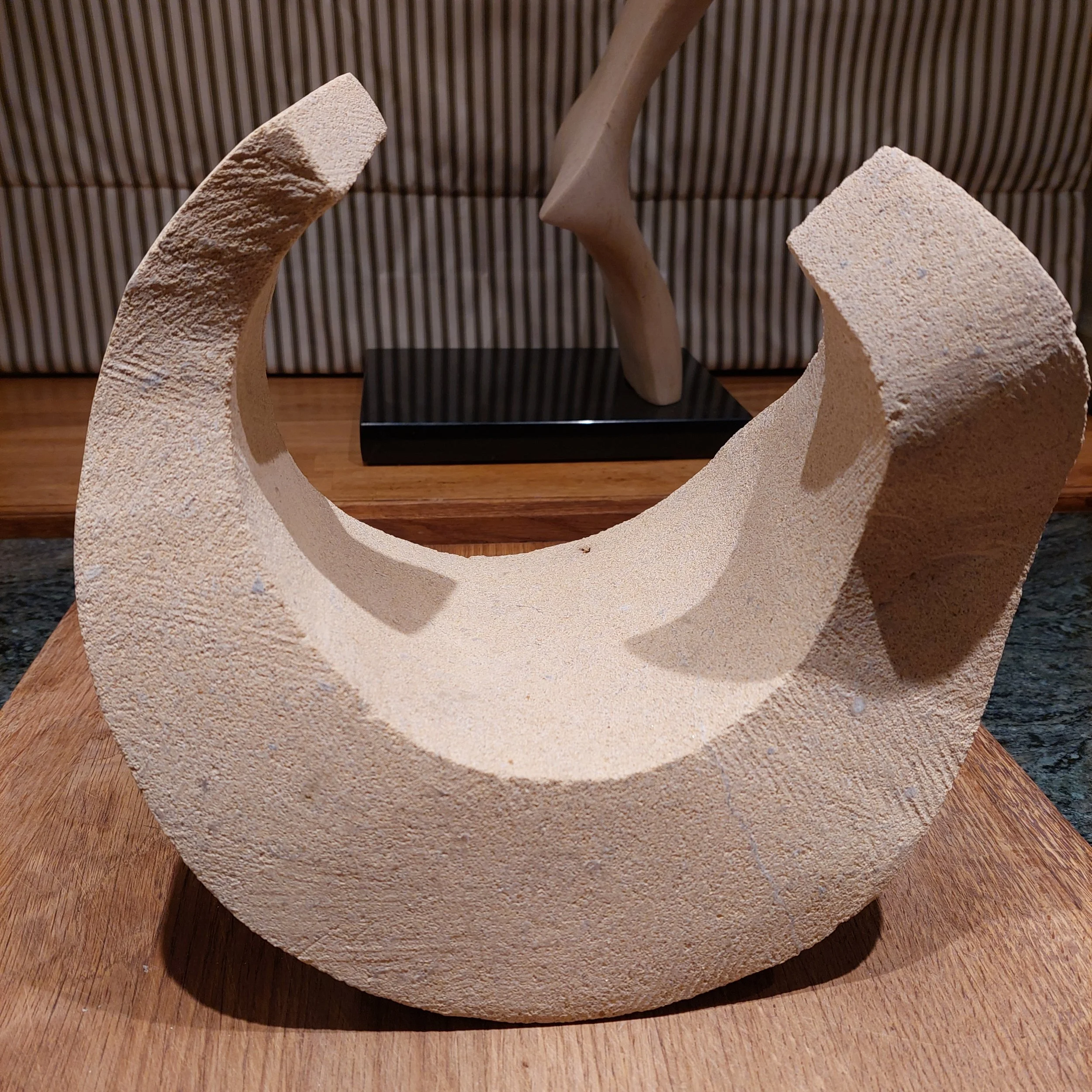 Rocking Bird Form, Bath Hartham limestone. £250