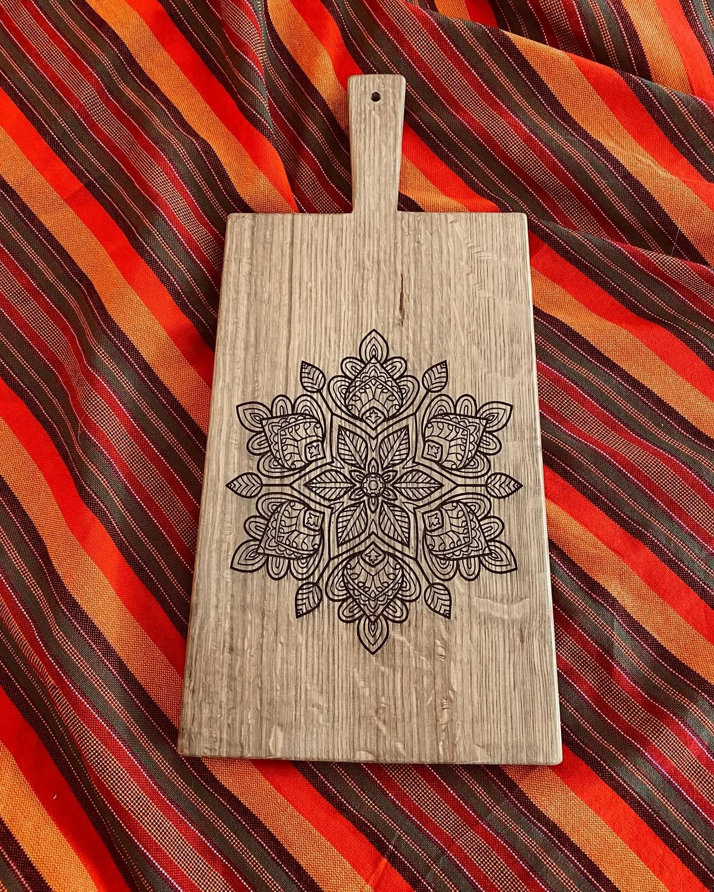 Mandala Bread Board