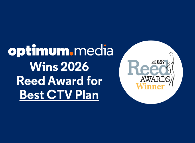 Optimum Media Wins 2026 Reed Award for Best CTV Plan