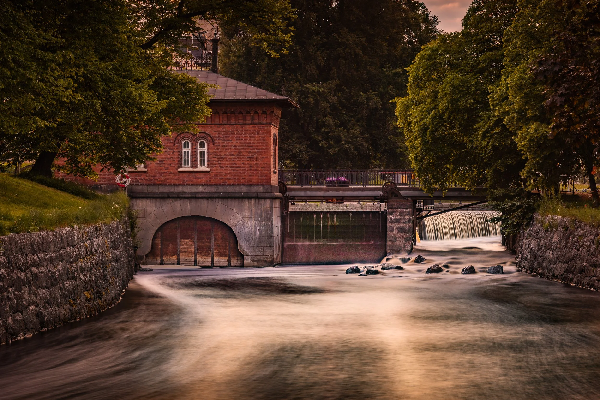 Turbinhuset, Västerås, 30 sec at f / 30, ISO 400, 200 mm