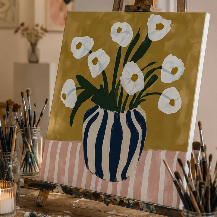 Modern Floral Painting Workshop 25.06.2026