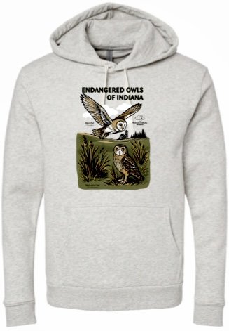 6 endangered owls of indiana oatmeal hoodie.PNG