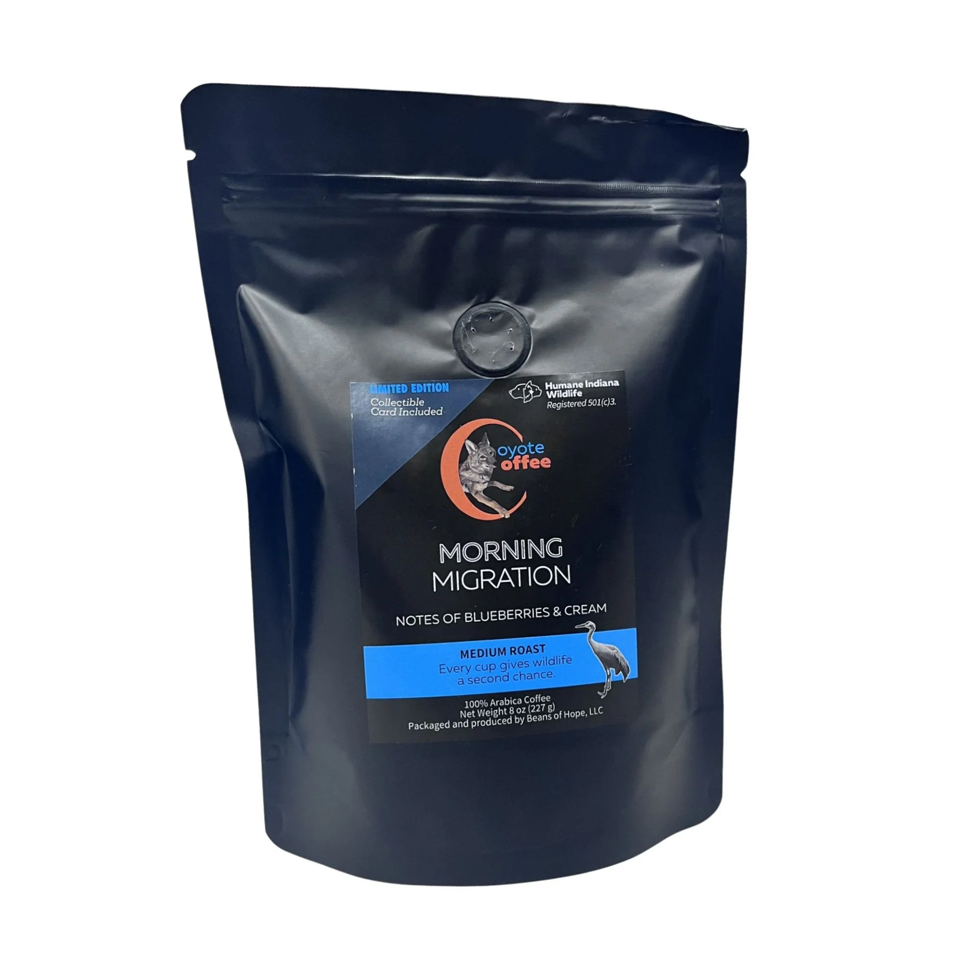 Coyote Coffee: Morning Migration, Premium Small-Batch Medium Roast Flavored Ground Coffee - 8 oz.