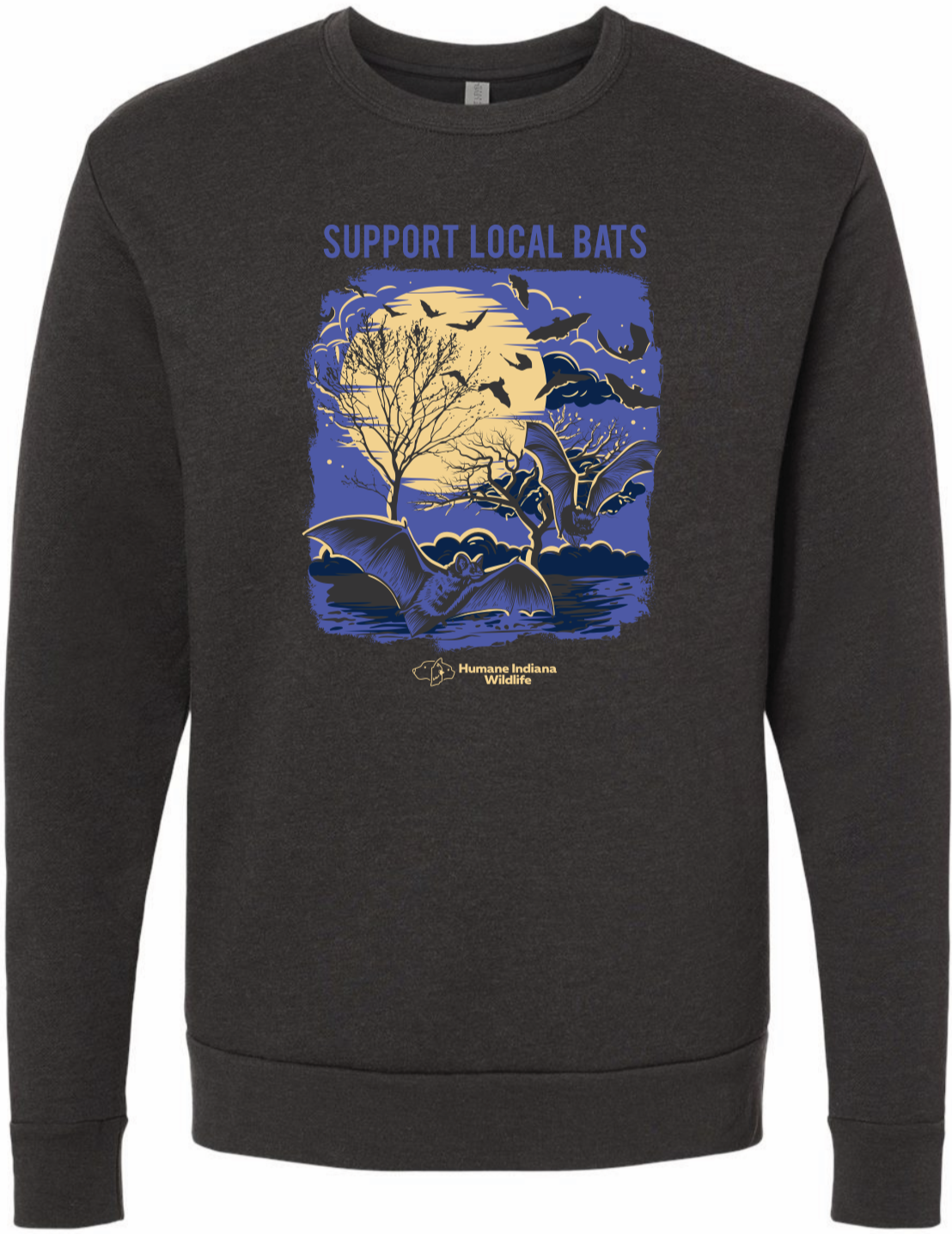 Support Local Bats Crew Neck Sweatshirt