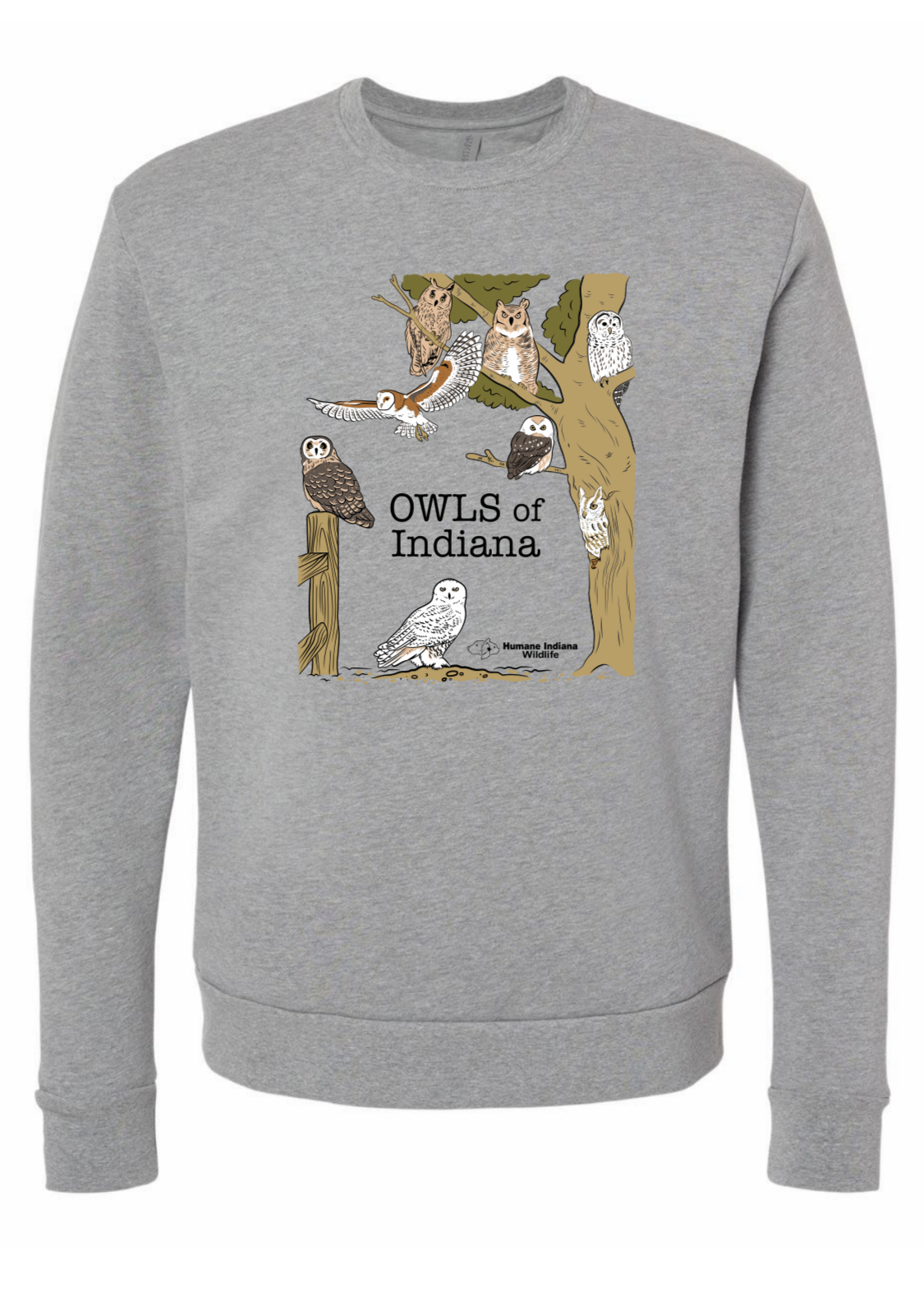 Owls of Indiana Crew Sweatshirt