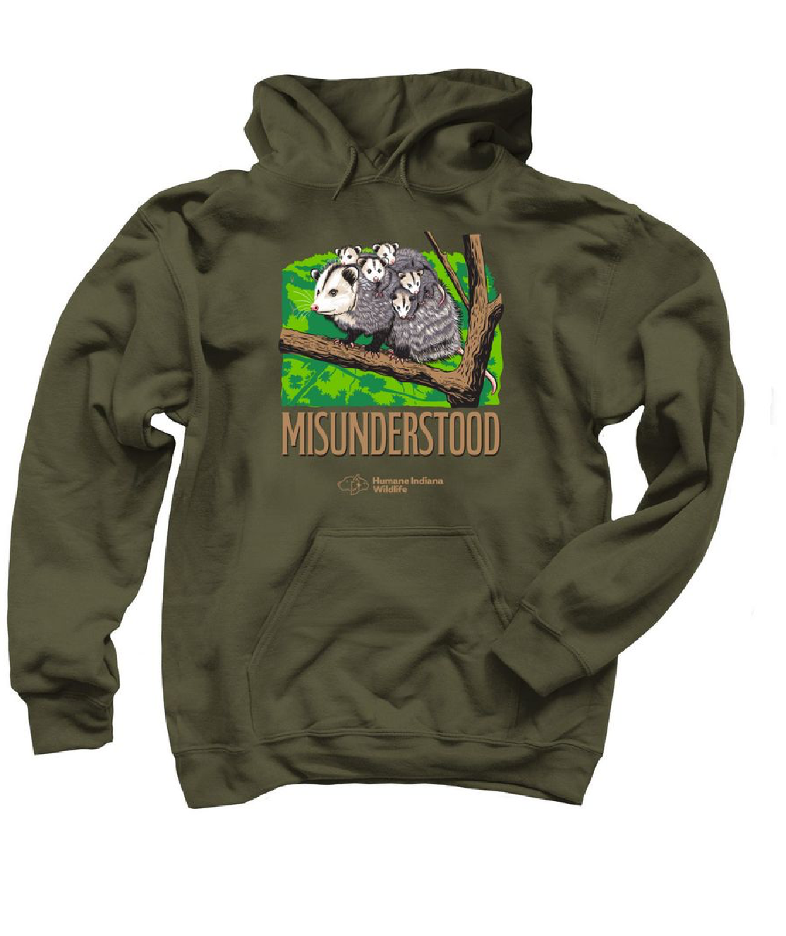 8 misunderstood army green hoodie.PNG