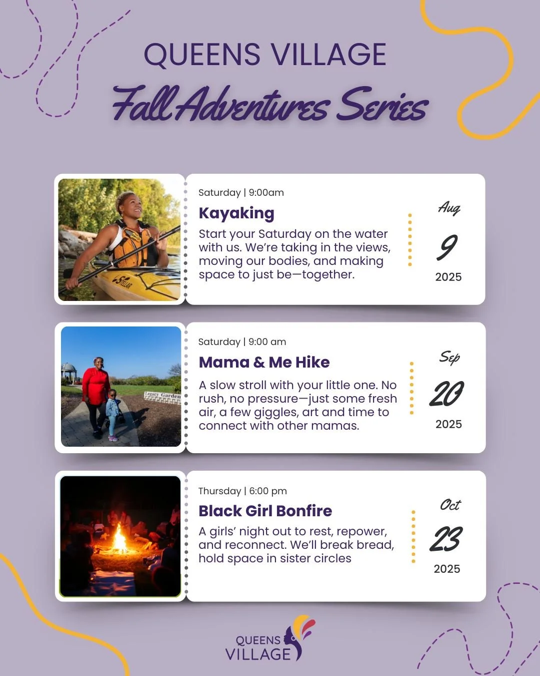 Queens Village Fall Adventure Series: Black Girl Bonfire