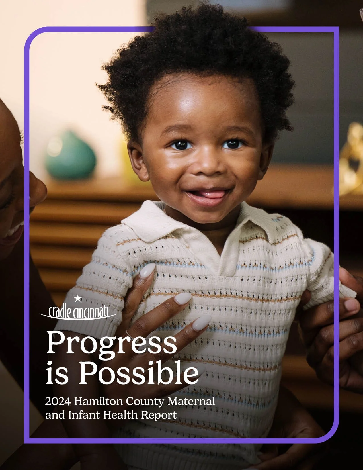 Front cover of the 2024 Annual Report with the title "Progress in Possible"