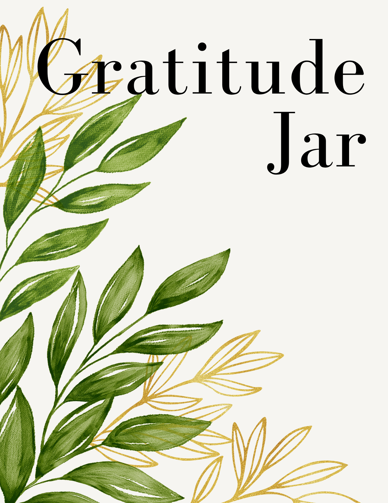 Gratitude Jar Exercises