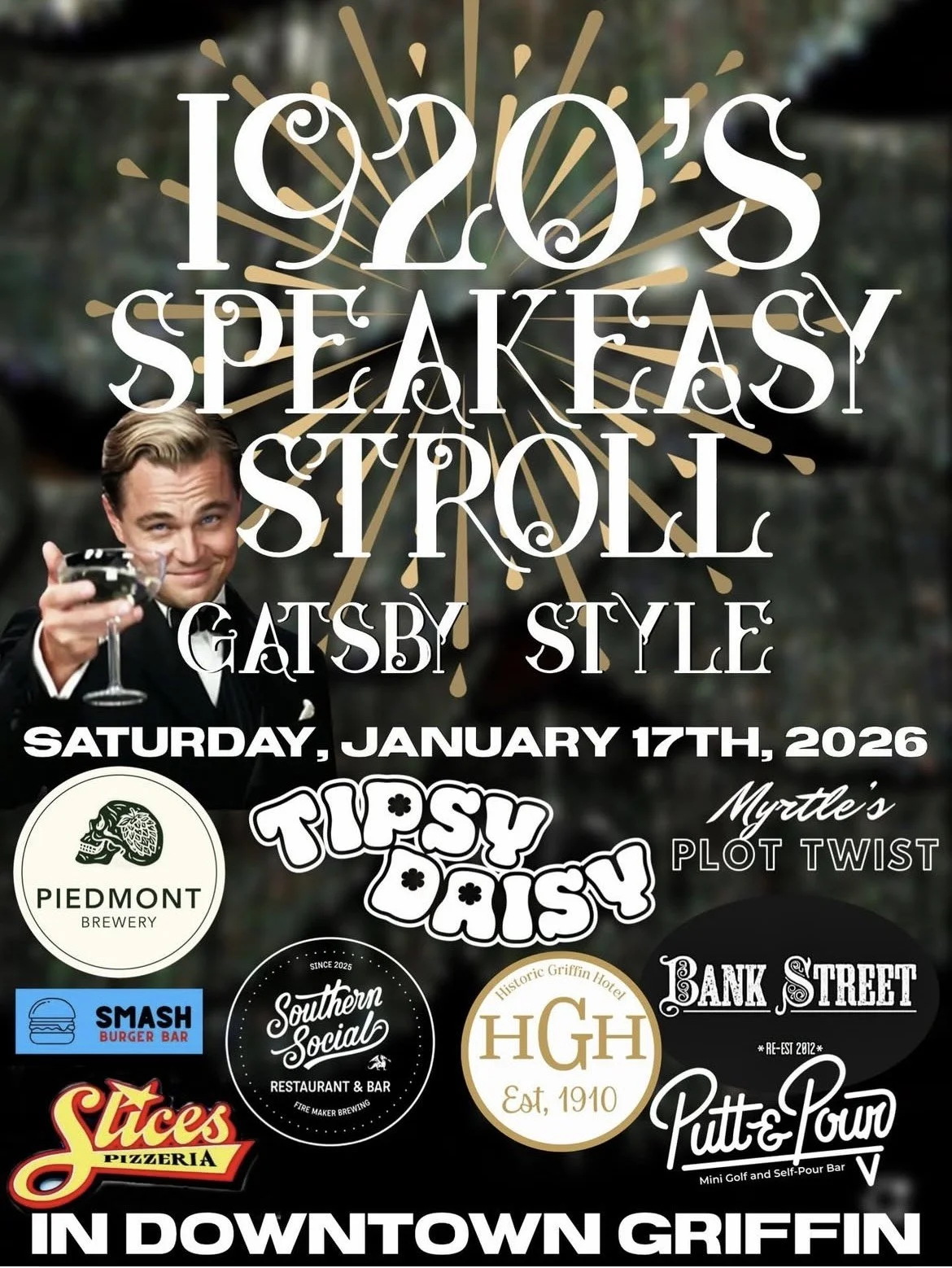 1920's Speakeasy Bar Stroll 