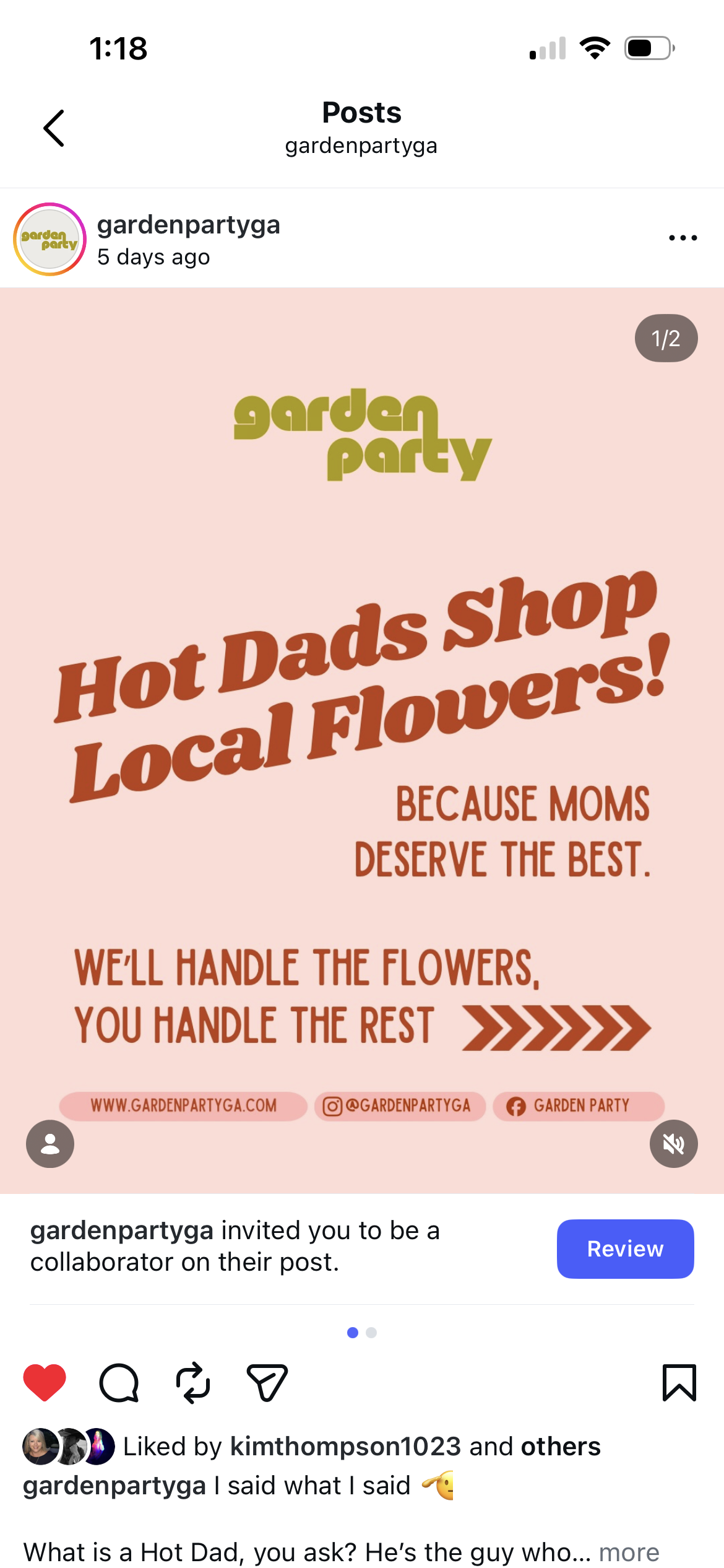 Mother's Day Weekend 