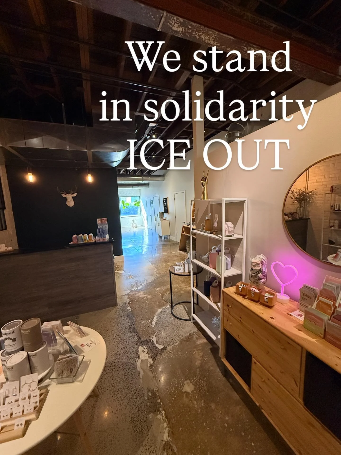 Beauty is political.

Small businesses in Charlottesville know what it means when the world shows up at your doorstep. We have closed our doors for safety before, and we understand that care, community, and justice are deeply connected.

As a small b