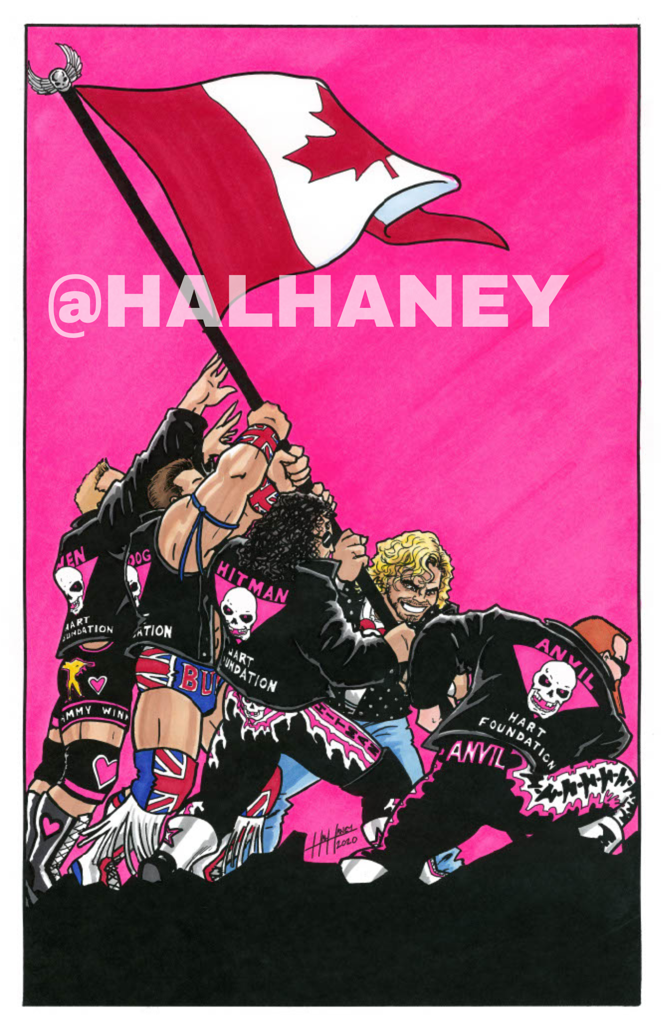 Wrestling — HAL HANEY ART