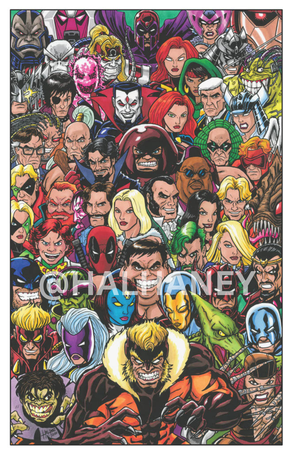 Flash Rogues Gallery 11x17 Fine Art Print 