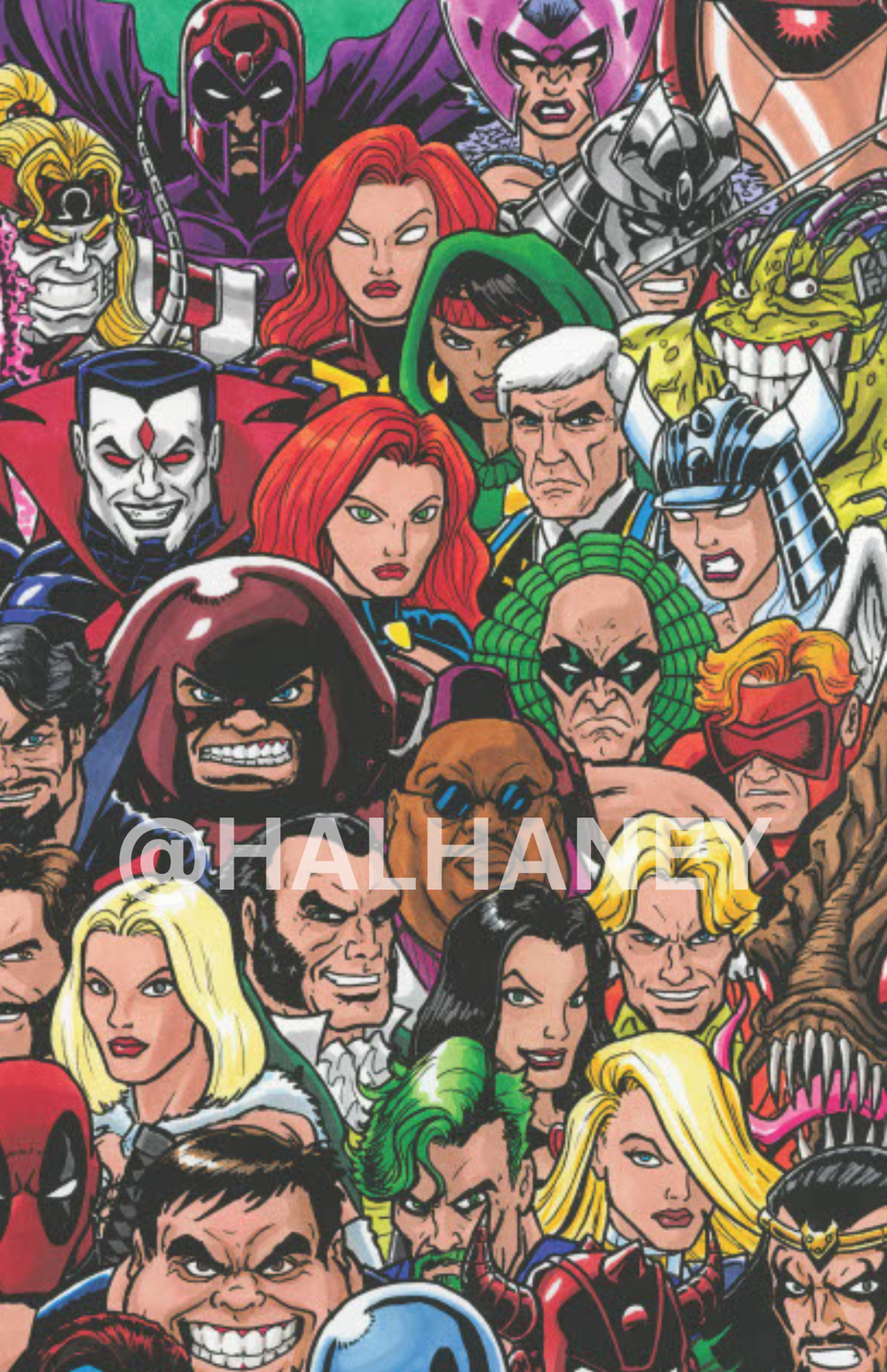 Batman Rogues Gallery 11x17 Fine Art Print 