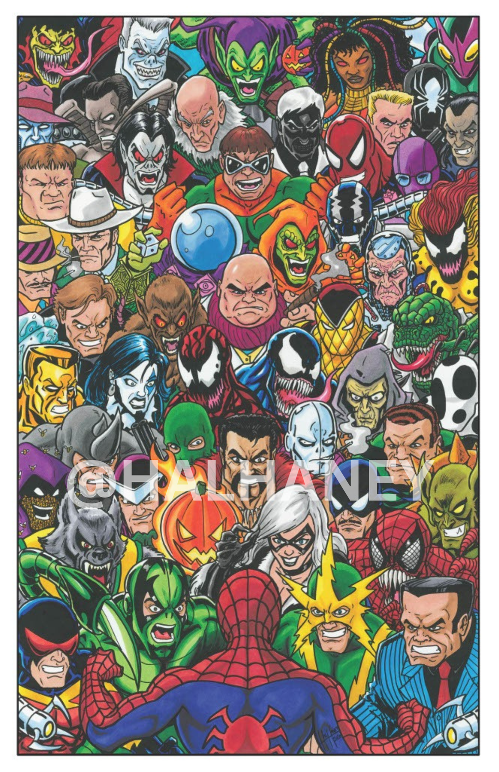 Batman Rogues Gallery 11x17 Fine Art Print 