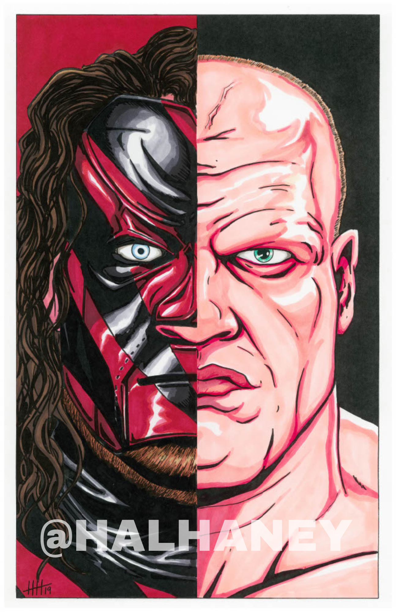 Wrestling — HAL HANEY ART
