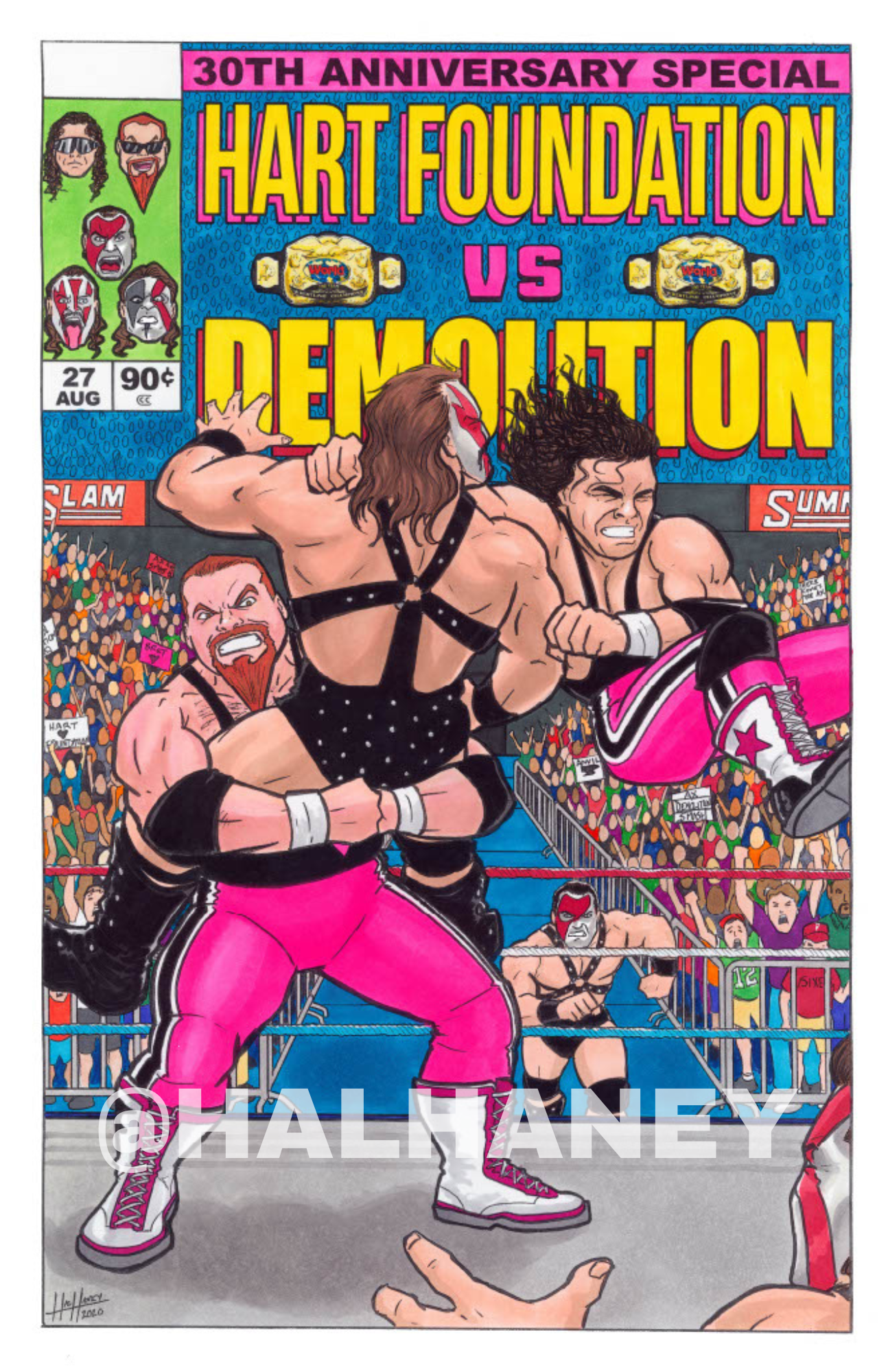 Wrestling — HAL HANEY ART