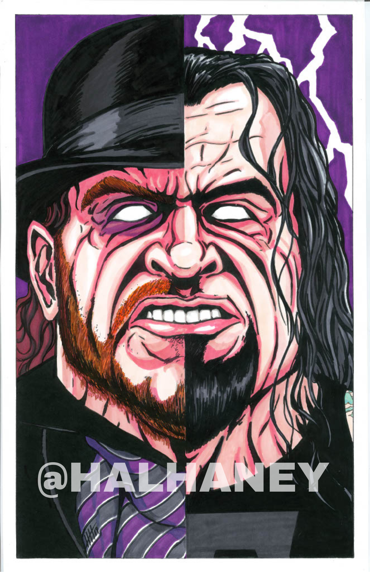 Wrestling — HAL HANEY ART