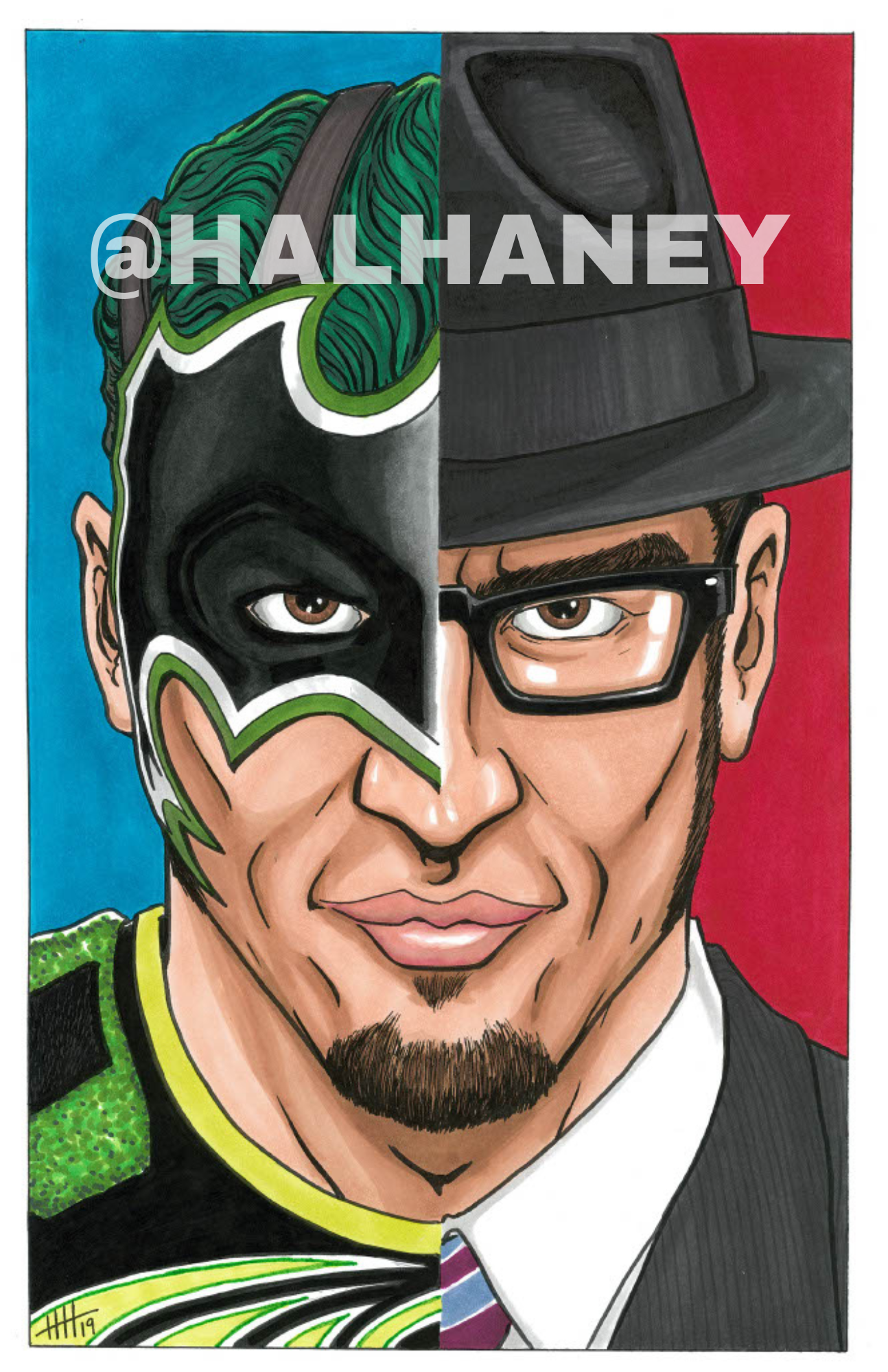 Wrestling — HAL HANEY ART