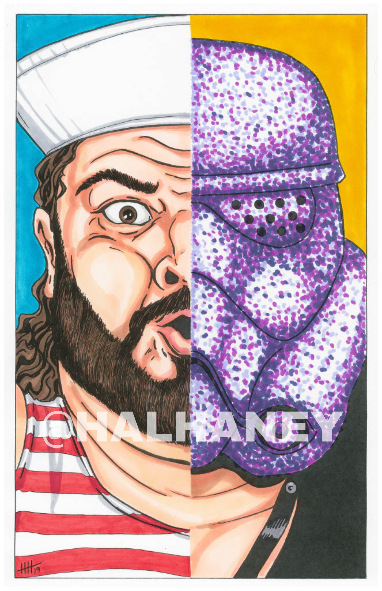 Wrestling — HAL HANEY ART