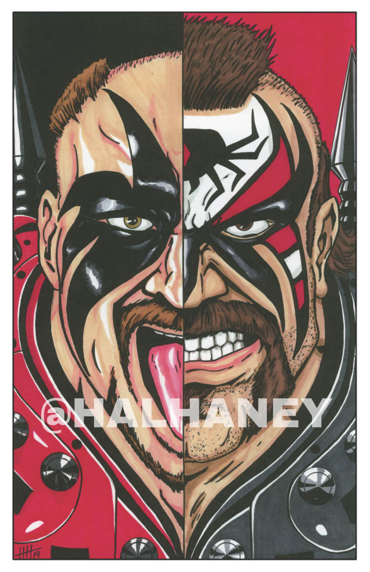 Wrestling — HAL HANEY ART