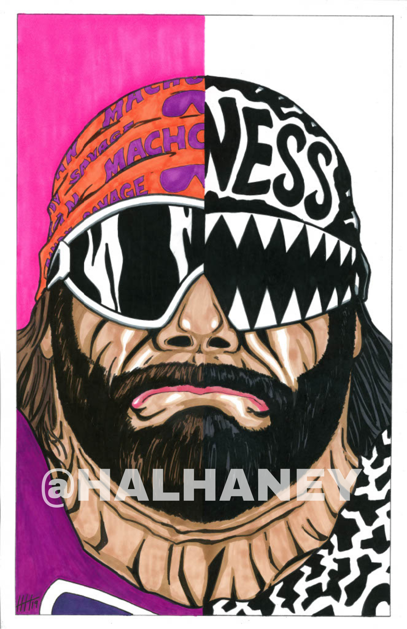 Wrestling — HAL HANEY ART