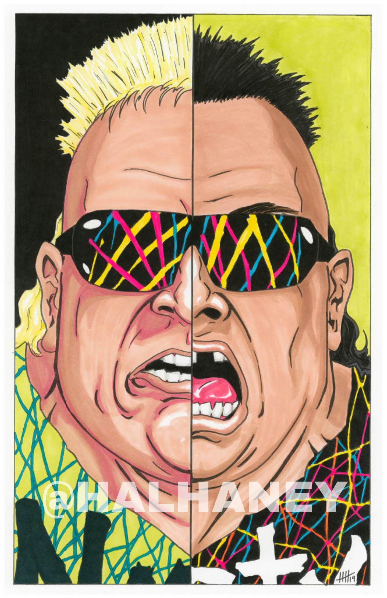 Wrestling — HAL HANEY ART